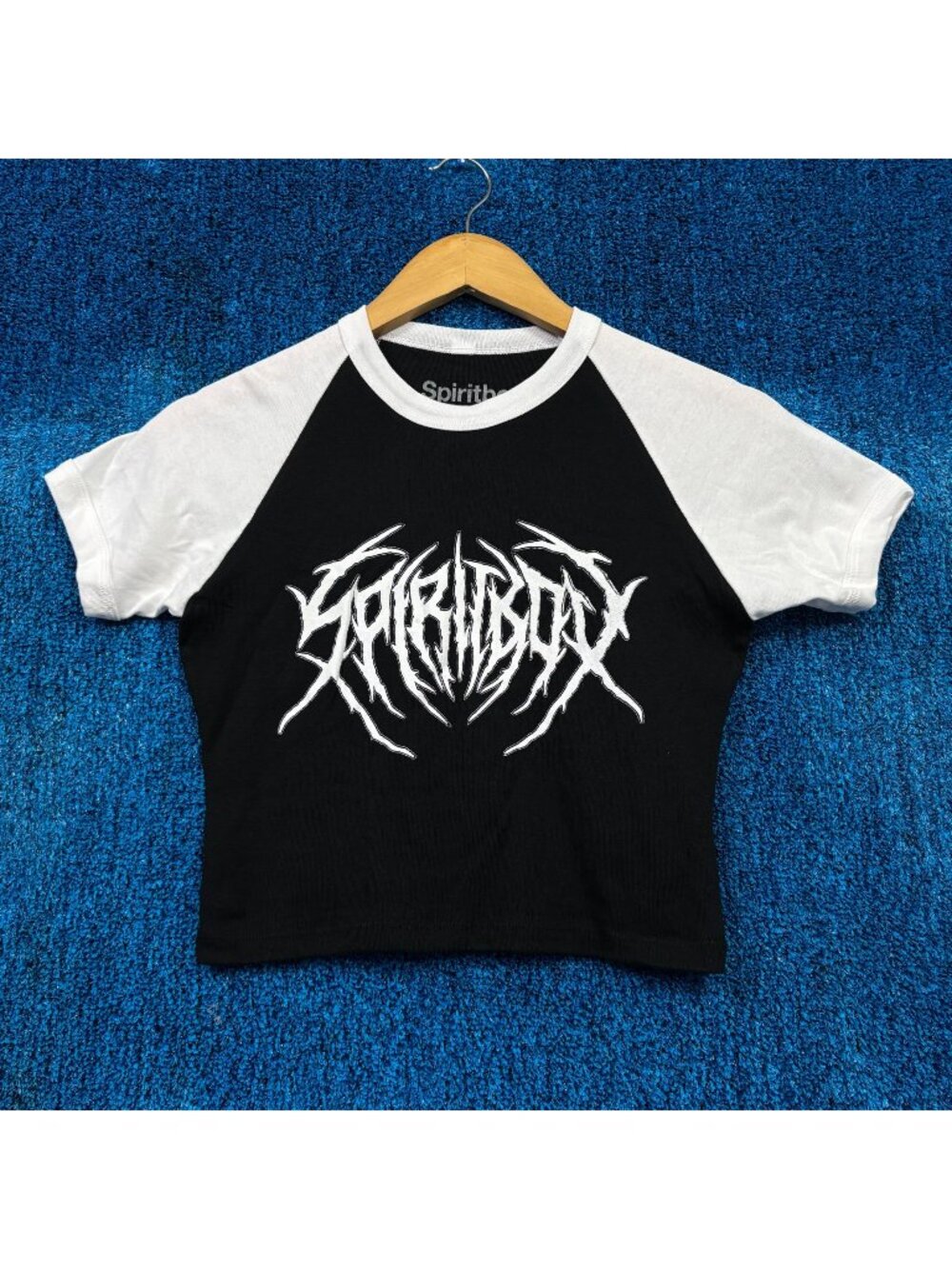 Spiritbox Death Metal Font Spell-Out Metalcore Crop Top M